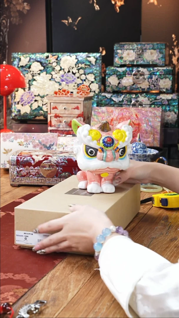 【闪购商品】瓷片豆包儿推荐饰品摆件