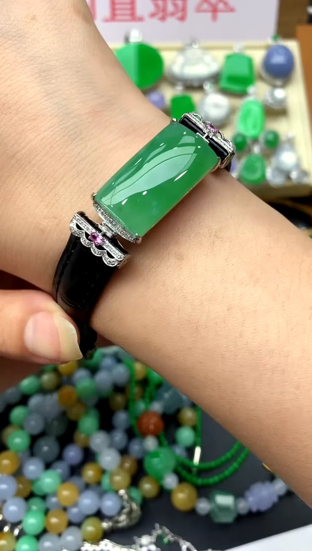 翡翠未镶嵌颈饰376-中国好珍宝