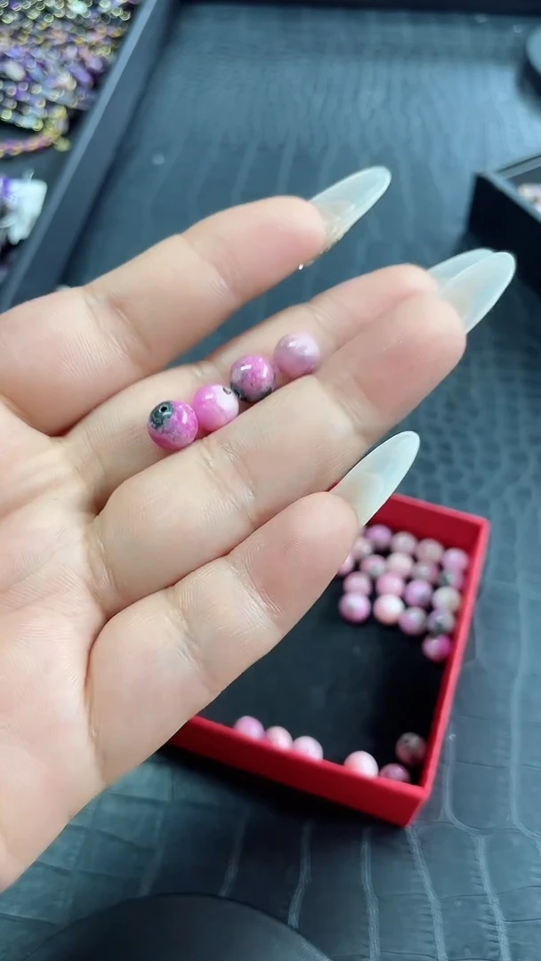 【闪购商品】苏纪石（舒俱来）单珠未镶嵌粉舒单珠（随机发一）