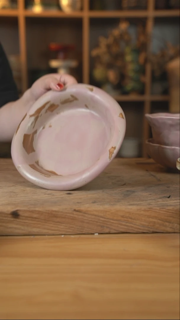 粉色系列的8英寸牛仔帽盘