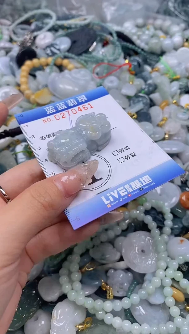 翡翠未镶嵌颈饰闪购0270461