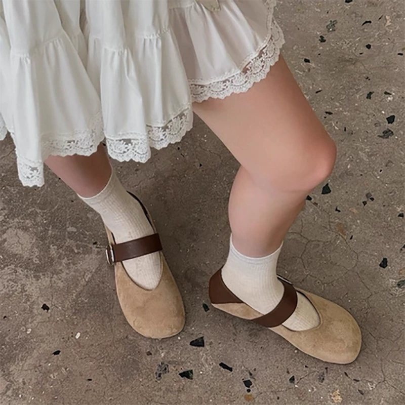 2025秋季爆款复古百搭豹纹玛丽珍鞋女平底舒适一脚蹬两穿浅口单鞋