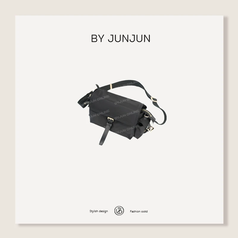ByJunjun珺珺高级定制尼龙邮差包