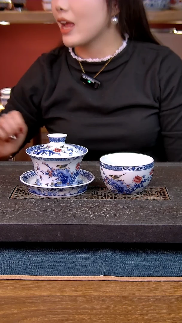 简装家用款2件套 白瓷陶瓷茶具