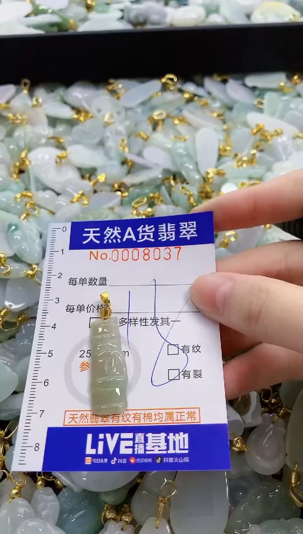 颈饰未镶嵌翡翠天然A货翡翠