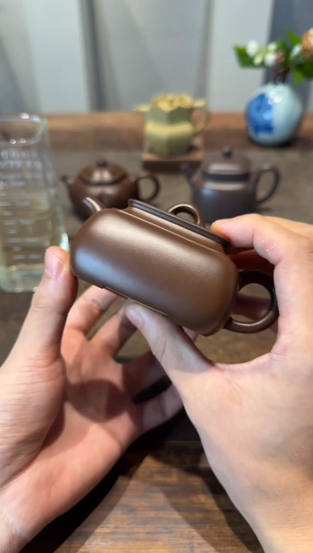 茶壶紫砂认****6长四方 紫砂壶