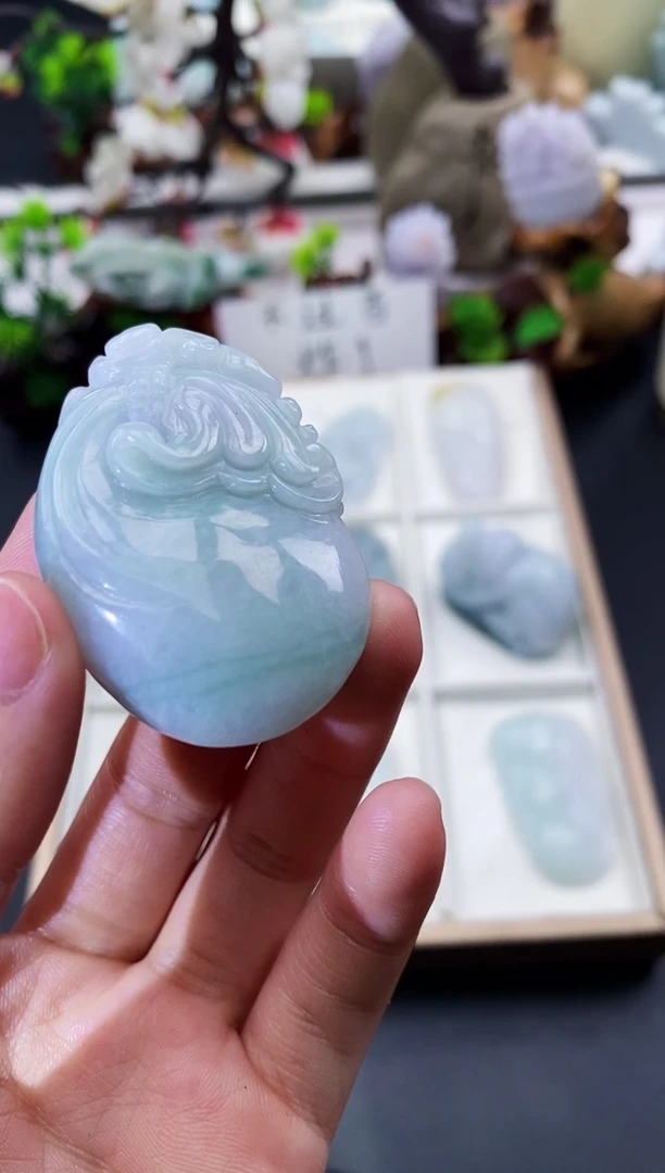 颈饰未镶嵌翡翠天然缅甸A货翡翠