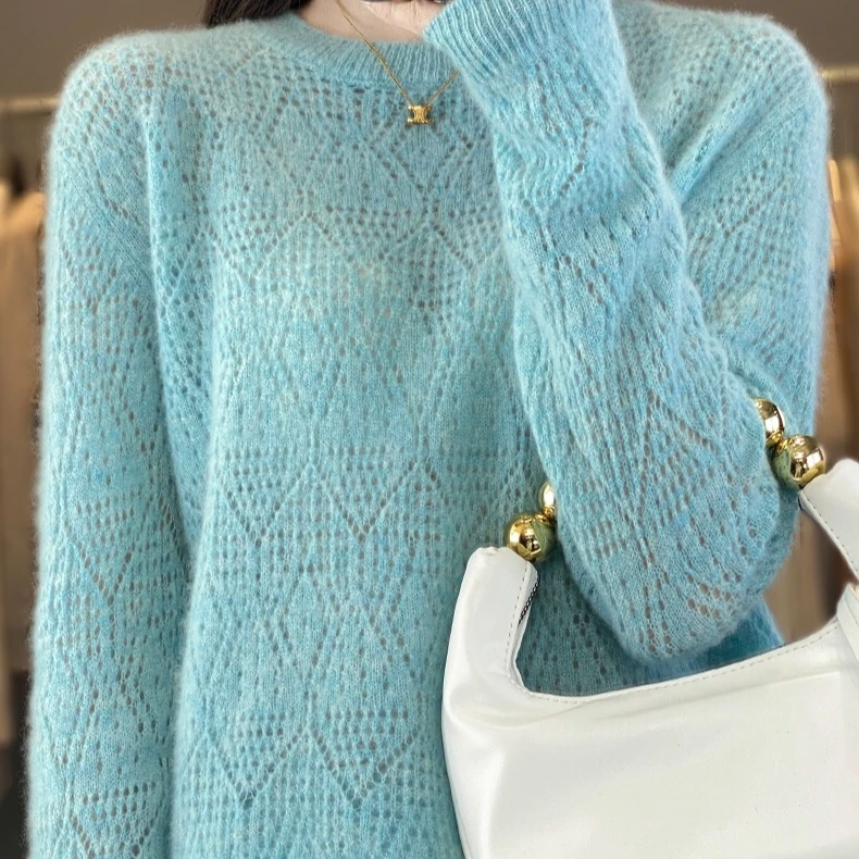 100纯羊毛圆领一线成衣D291清