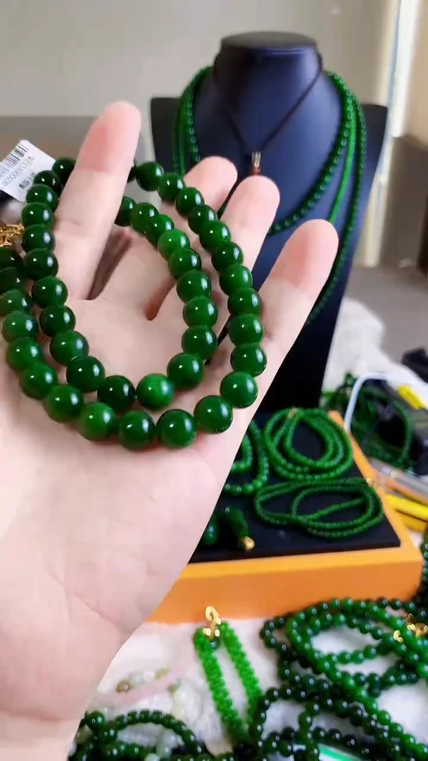 和田玉（碧玉）未镶嵌项链10