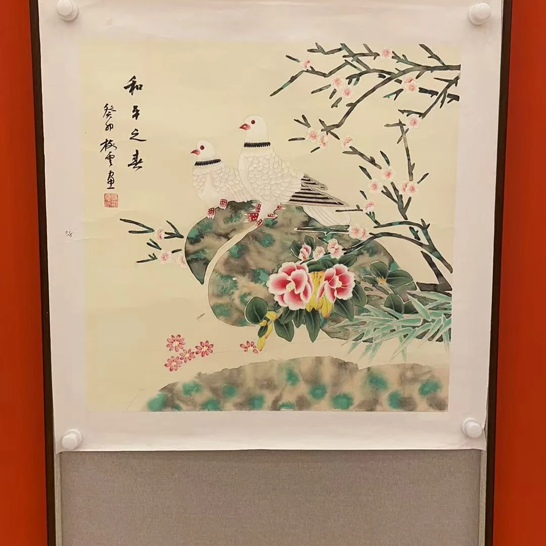 窗展示/文舒文化/绘画/老师/宣纸国画/有证书/不带框58