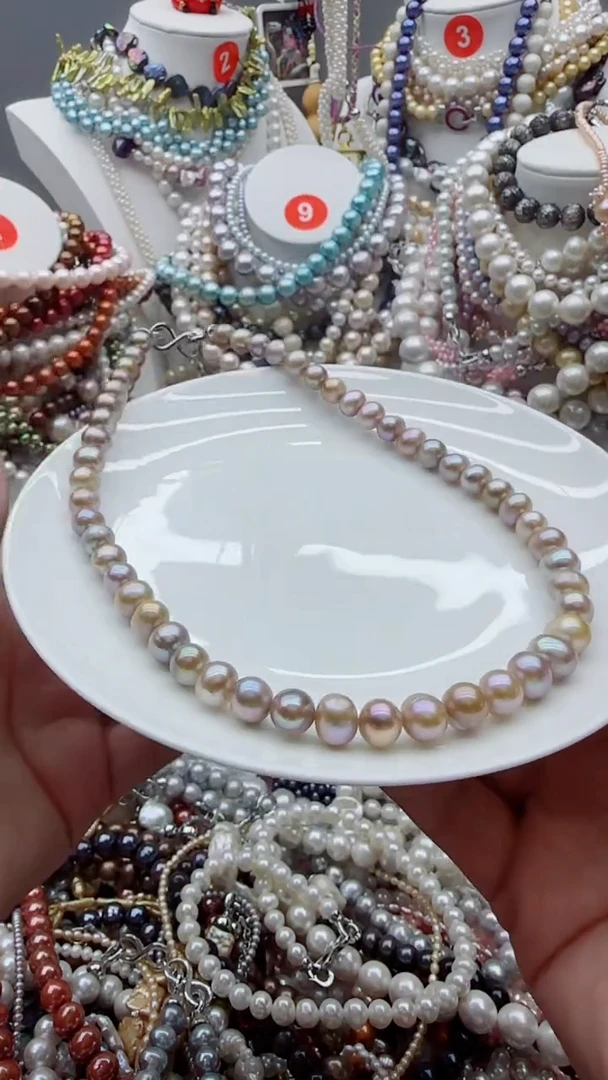 淡水珍珠未镶嵌颈饰1