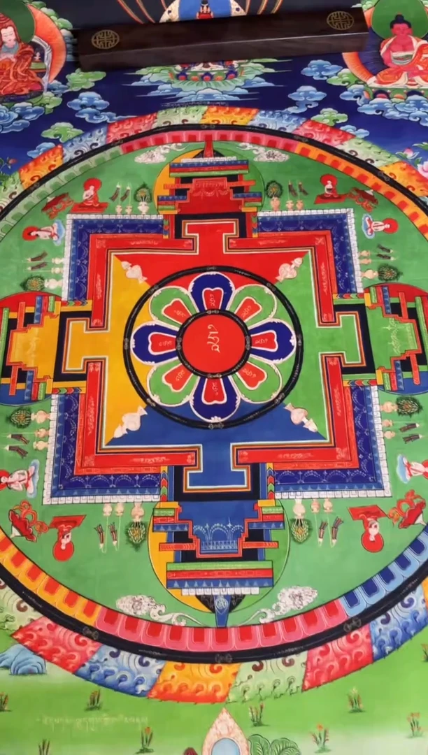 卷轴画手绘唐卡067