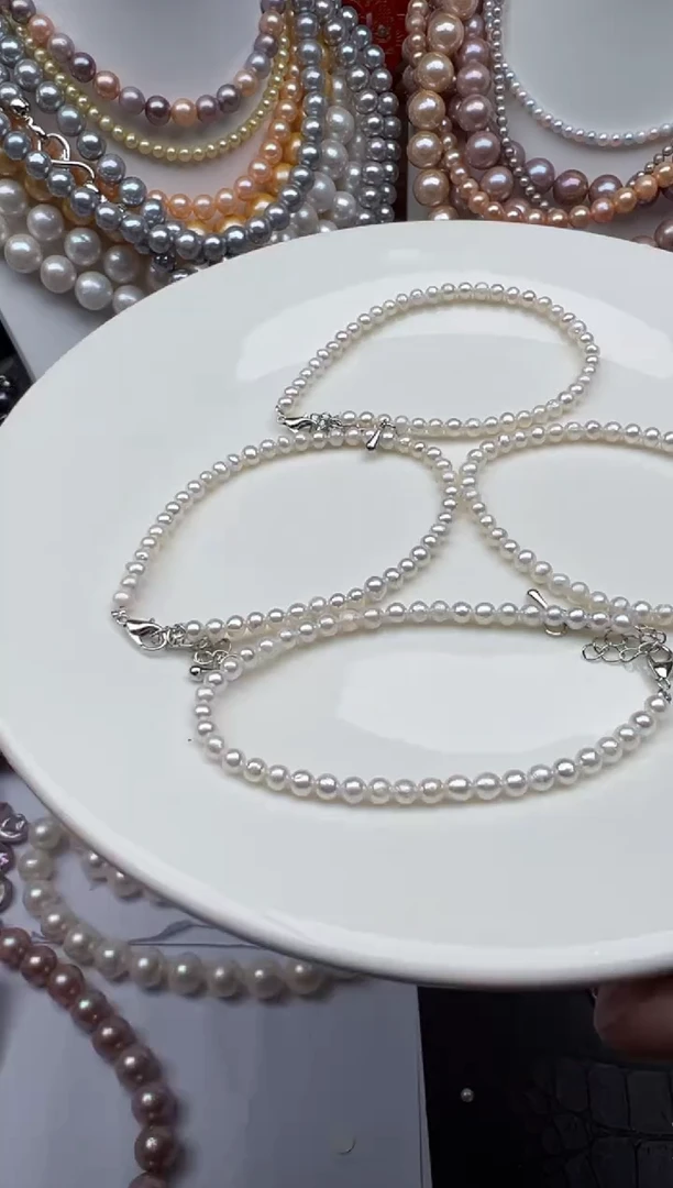 淡水珍珠未镶嵌颈饰1