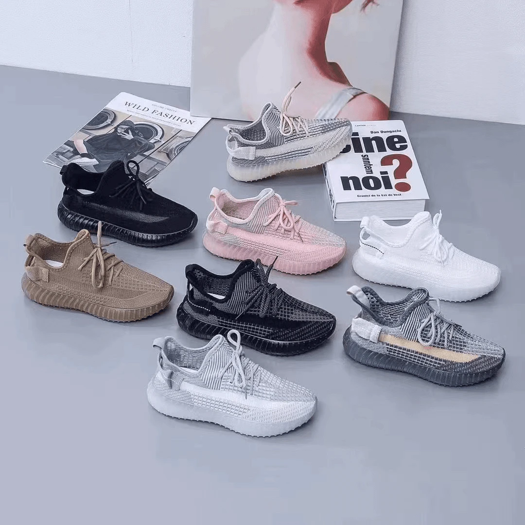 夏季新款飞织网面鞋百搭情侣款透气休闲鞋运动鞋透气软底鞋潮鞋