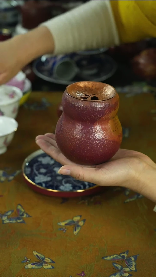 炸茶具 天冷了 围炉煮茶中~~