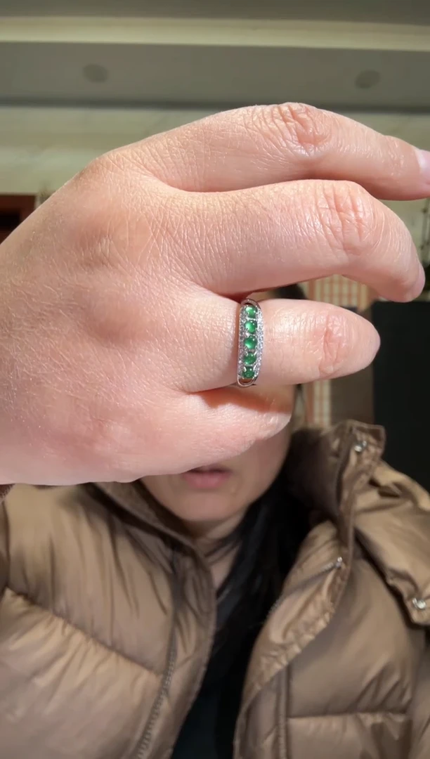 颈饰银S925镶嵌翡翠00005091