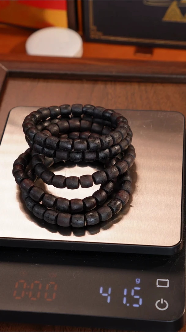 降真香手串/手链大****n降真香8mm鼓珠多圈手串