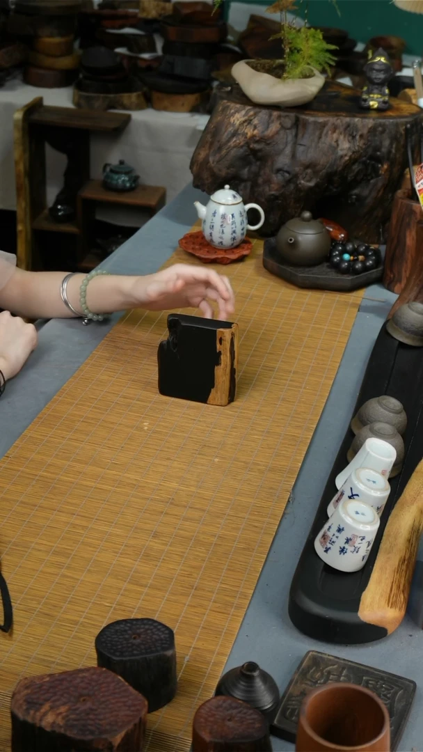 紫光檀杯垫10-9.5-2.5