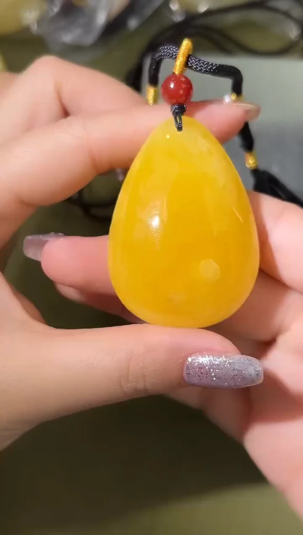 裸石琥珀未镶嵌天然琥珀蜜蜡吊坠