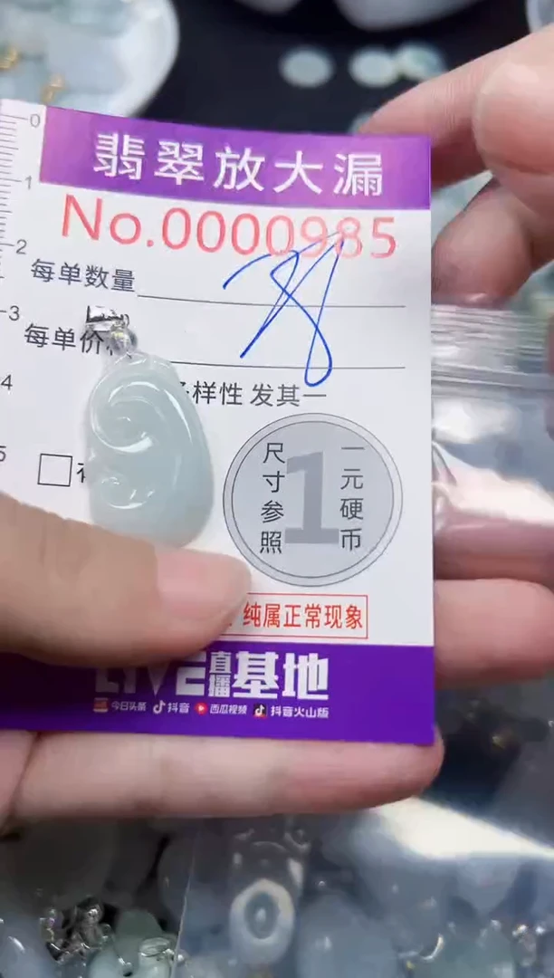 颈饰未镶嵌翡翠985