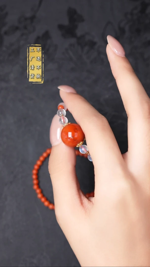 颈饰未镶嵌南红玛瑙工厂抛货假1罚3 多样性发其1