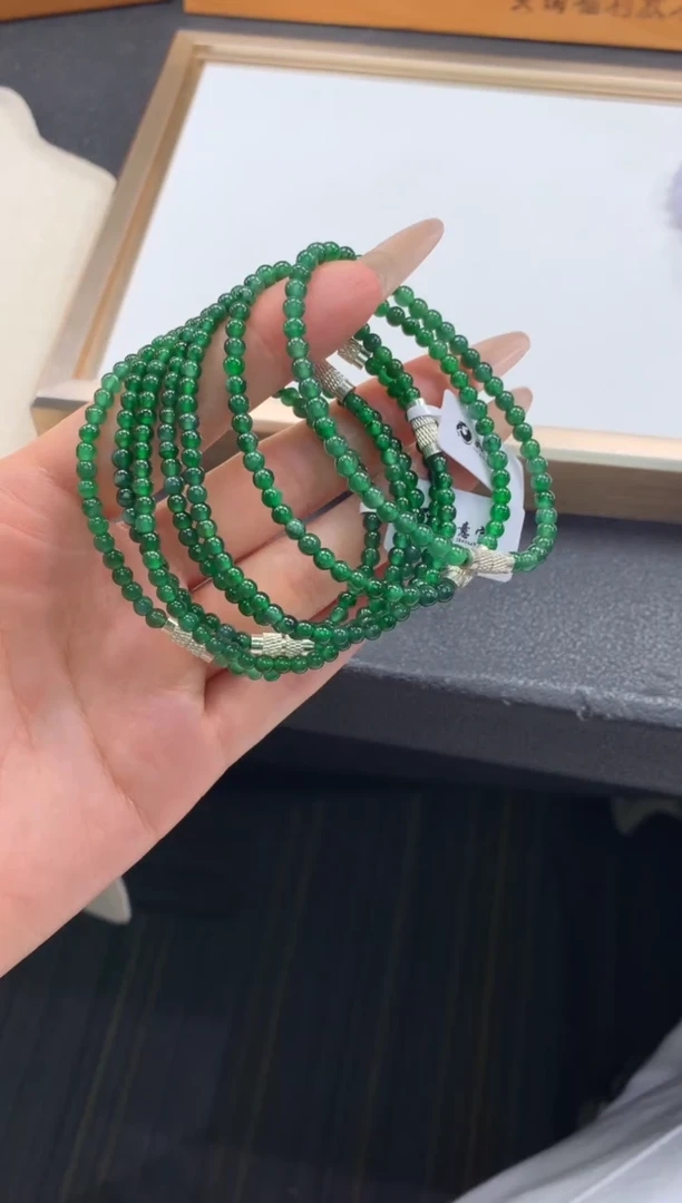 未镶嵌手串翡翠FC460 翡翠手串 多样性发其一