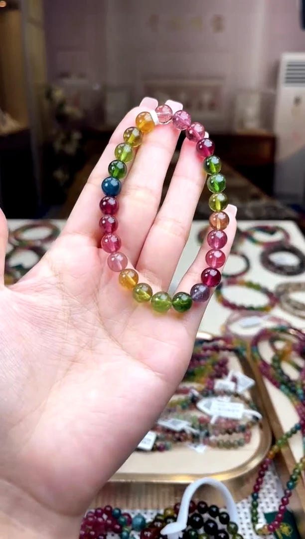 【闪购商品】碧玺/未镶嵌7mm+碧玺单圈多样性发货