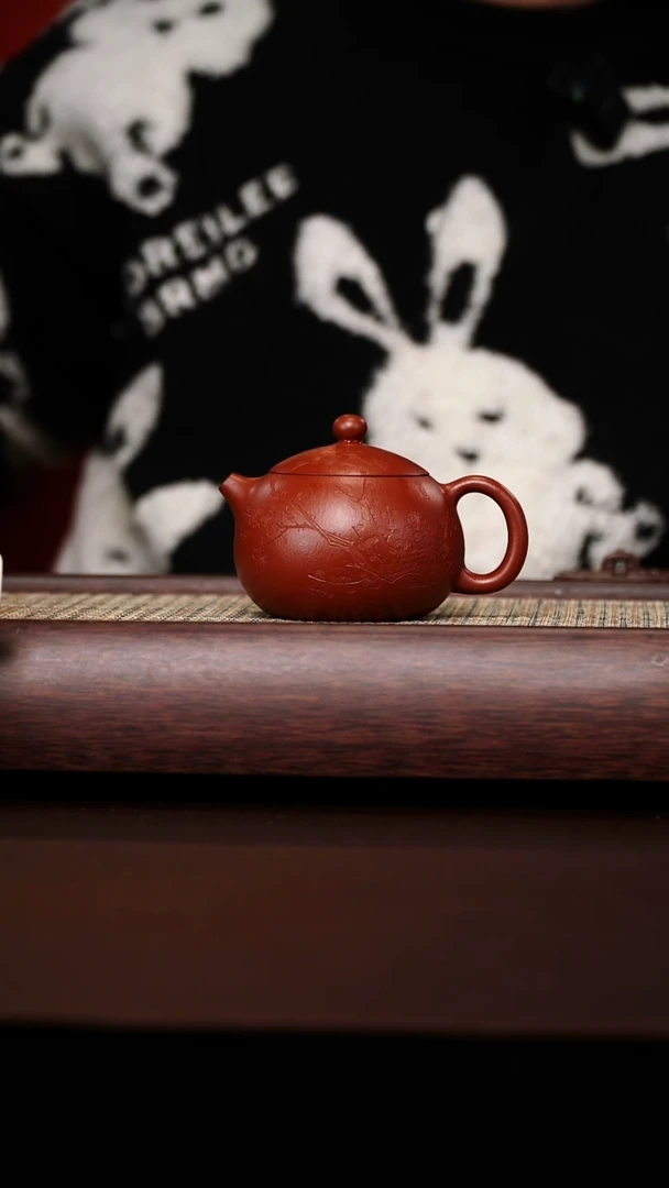 茶壶紫砂啊*老桥说器朱泥西施180CC