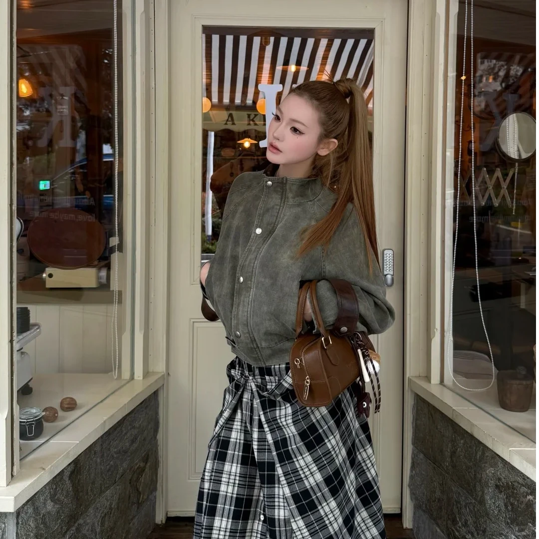 2025秋季新款时尚套装气质显瘦洋气休闲百搭性感辣妹外出上衣裤子