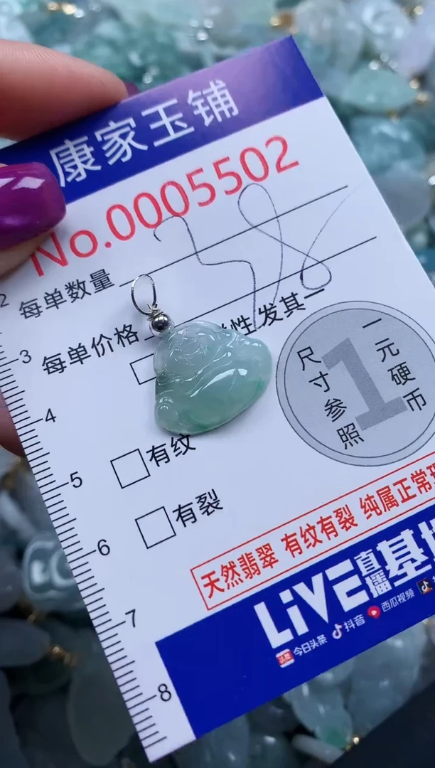 颈饰未镶嵌翡翠5502
