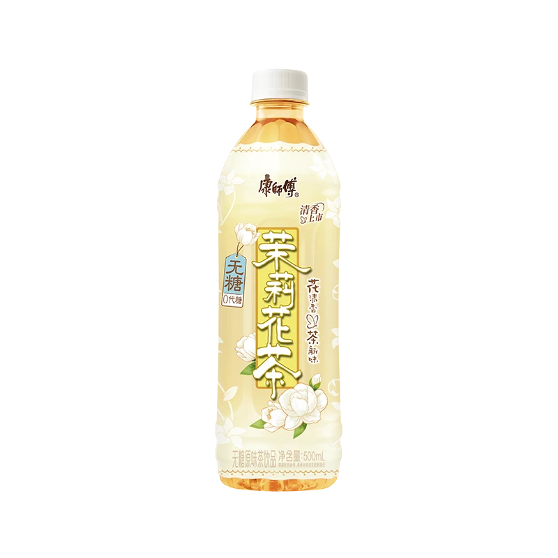 康师傅 茉莉花茶无糖原味茶饮品  500ml/瓶