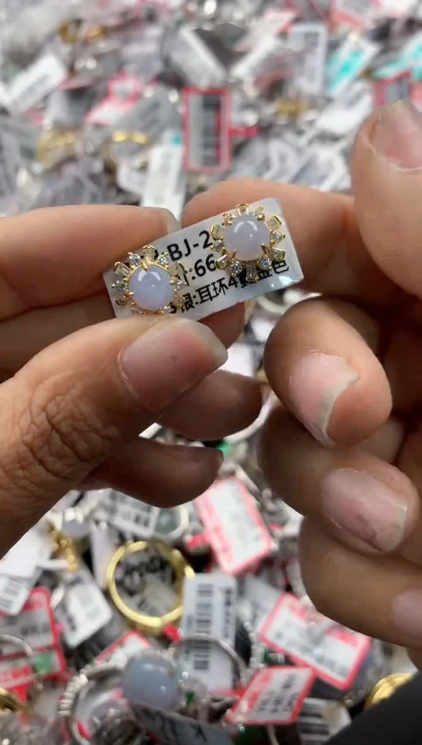 银S925镶嵌戒指翡翠17    6