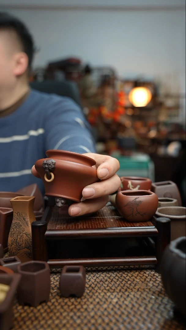 【闪购商品】紫砂花盆長木軒精品紫砂