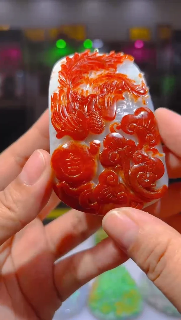 未镶嵌定制翡翠19/1017/L/凤凰