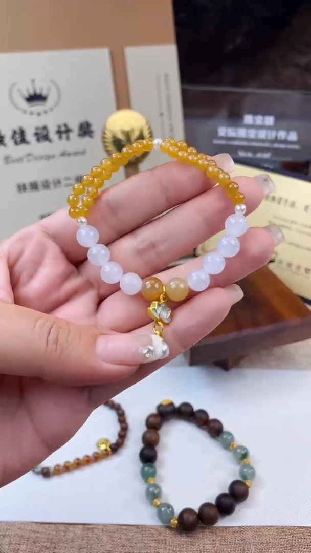 未镶嵌手链翡翠定制珠宝