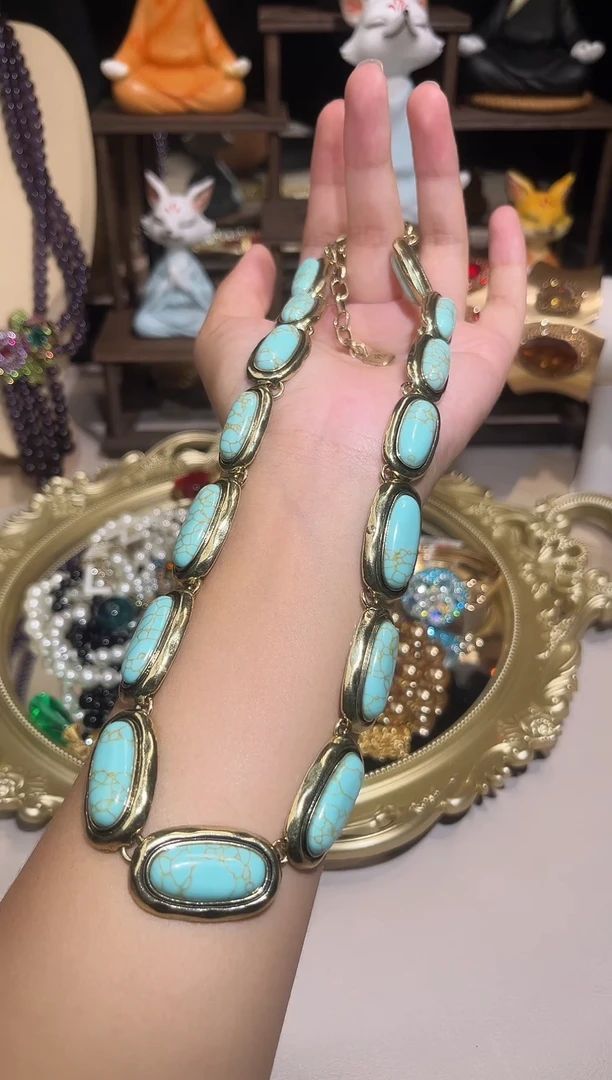 合成立方氧化锆铜合金项链