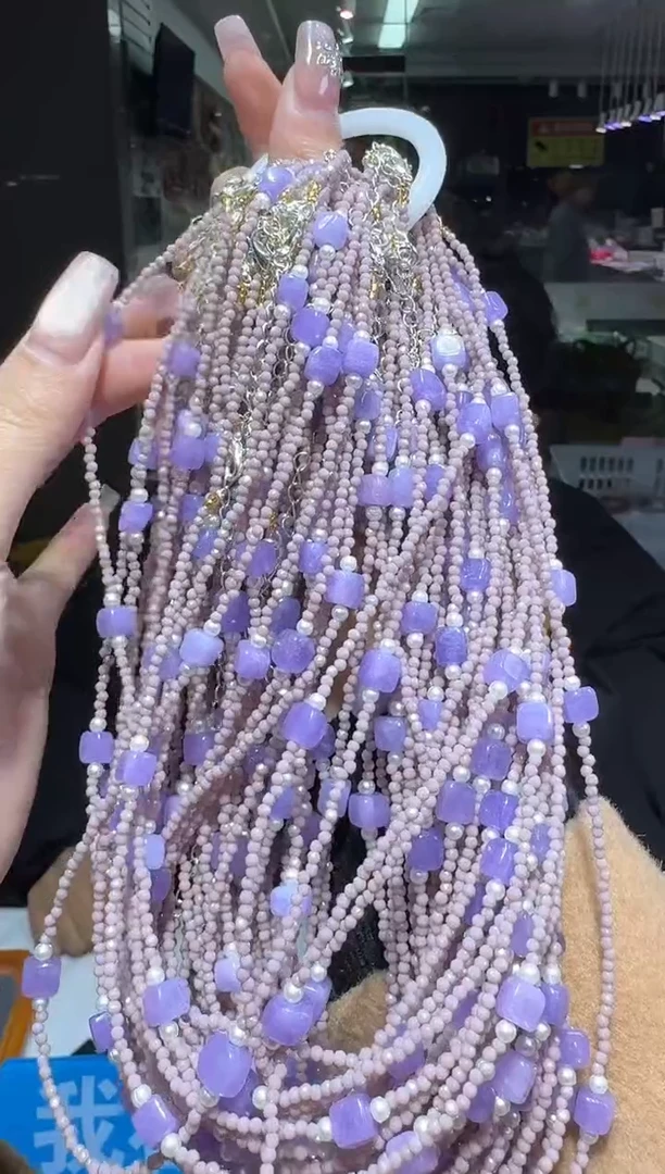 【闪购商品】水晶颈饰未镶嵌多样性发一件 145