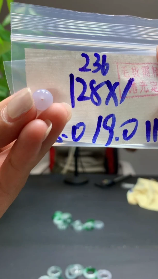 未镶嵌定制翡翠桶珠#128元-毛货需精细抛光