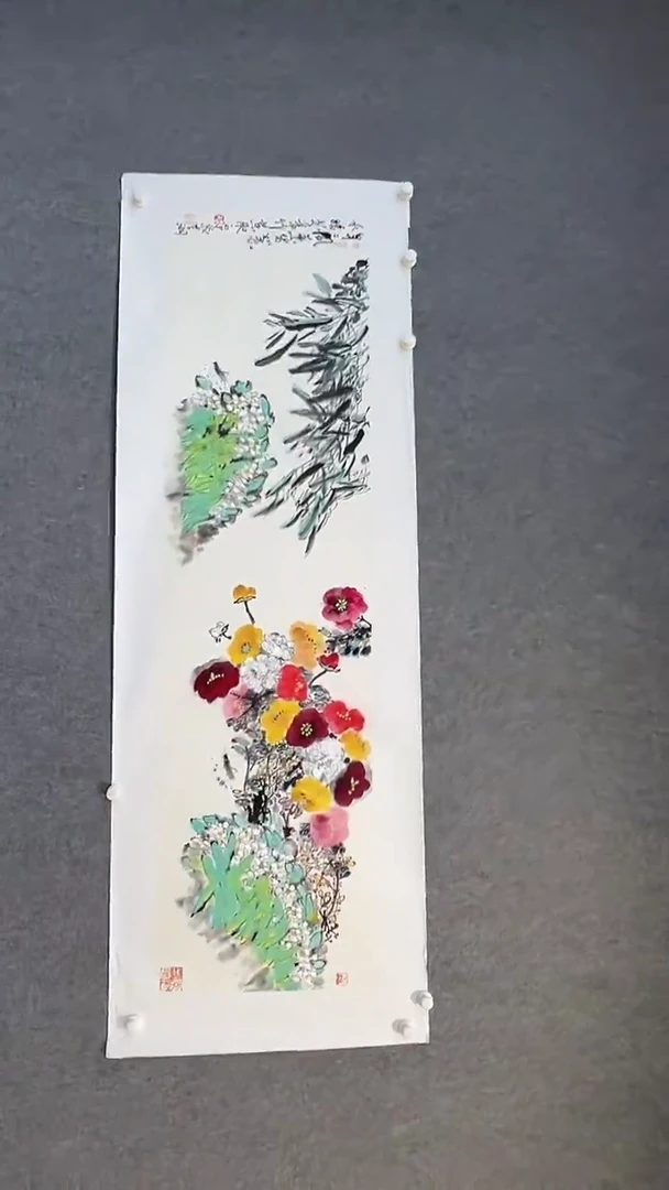 国画李纲-8平尺-花鸟国画