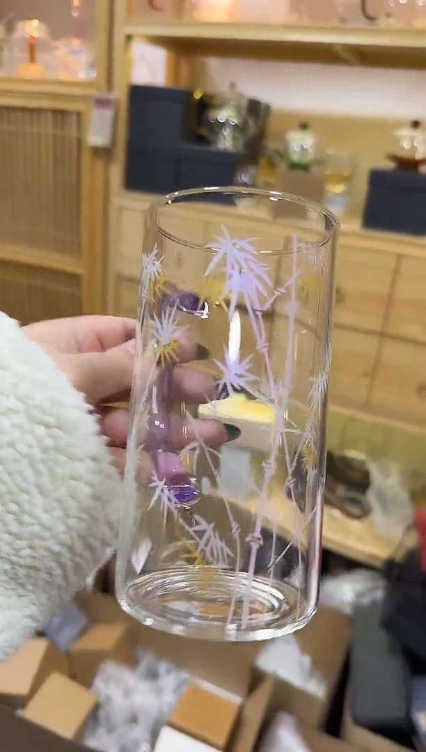 紫竹绿茶杯2只