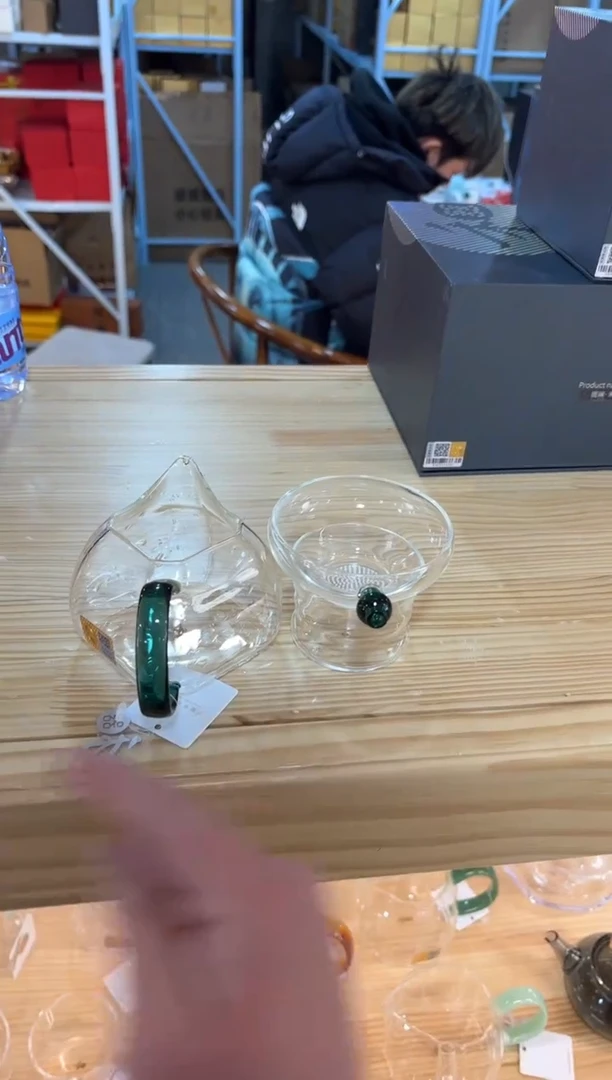 【闪购商品】禾器悠乐墨绿+器禾堂奉珠墨绿茶漏激光款