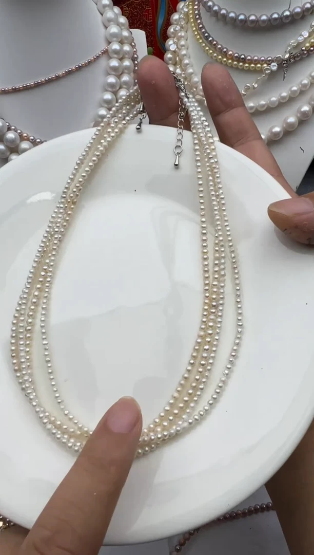 淡水珍珠未镶嵌颈饰1