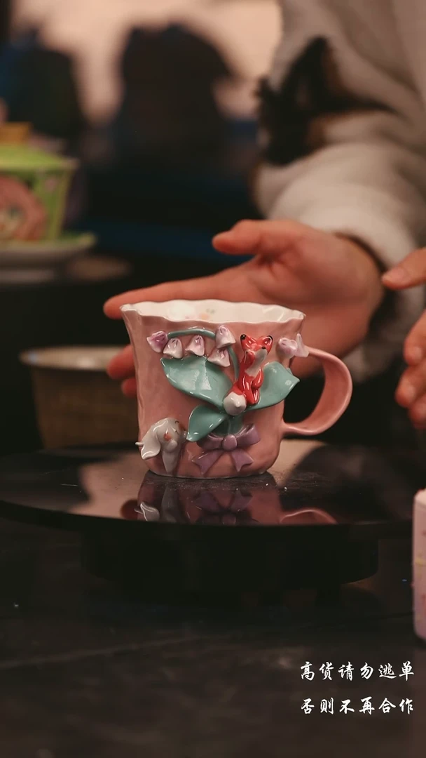 陶瓷景德镇可爱设计师款陶瓷