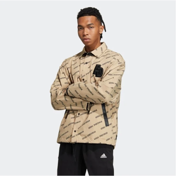 Adidas/阿迪达斯 轻运动男装宽松运动休闲夹克外套-IB2746