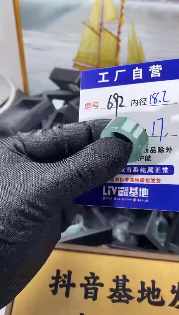 未镶嵌戒圈翡翠692