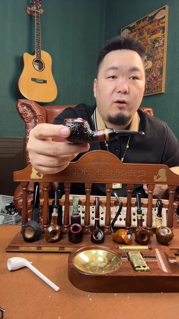 石楠木木雕款意大利进口石楠木烟斗