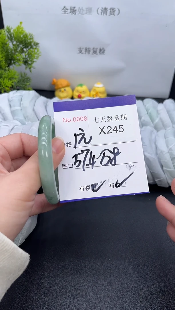 未镶嵌手镯翡翠拍下以图片为主X245