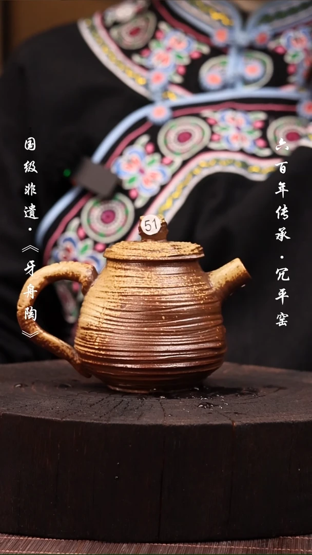 牙舟陶冗平窑原矿柴烧壶51