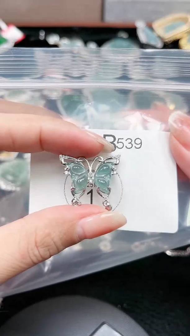 【闪购商品】翡翠颈饰未镶嵌539赠皮绳