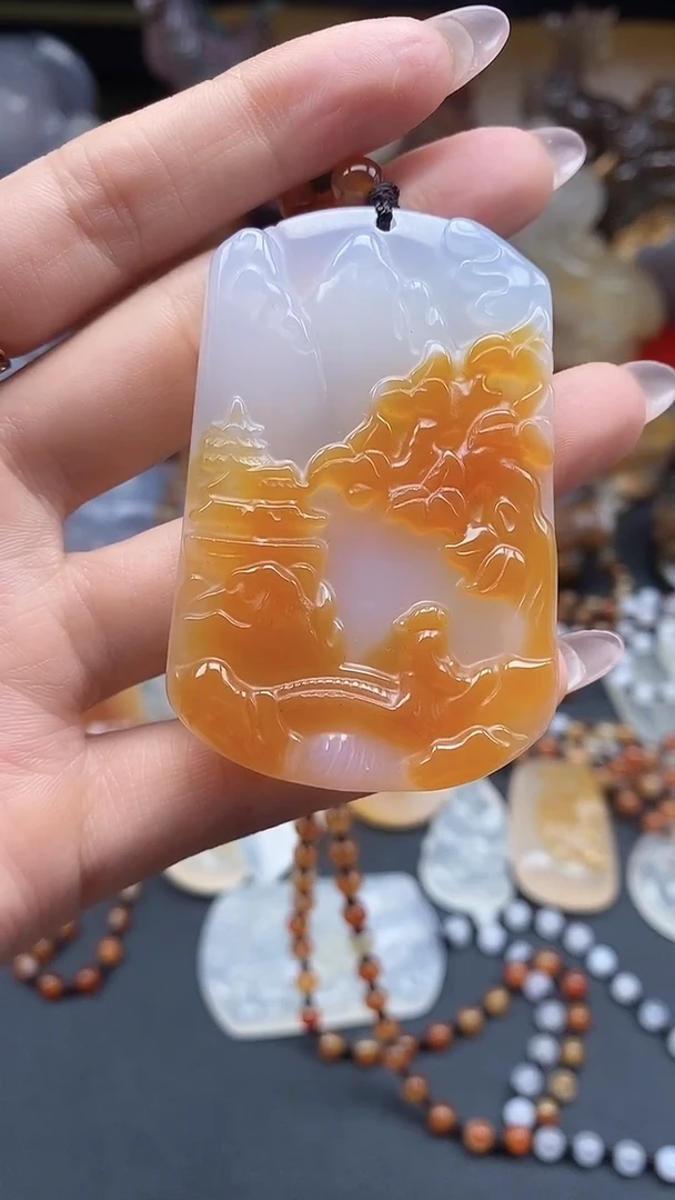 【闪购商品】玛瑙/玉髓颈饰未镶嵌dd